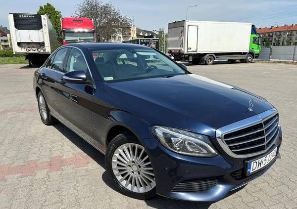 Mercedes-Benz Klasa C cena 67650 przebieg: 260608, rok produkcji 2015 z Wrocław małe 106